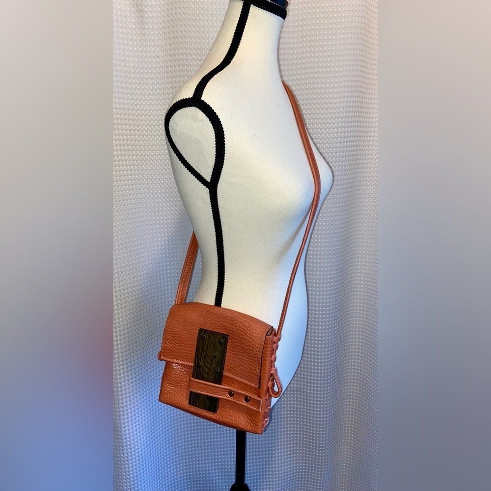 Genuine leather 2 in 1 shoulder & crossbody bag‎